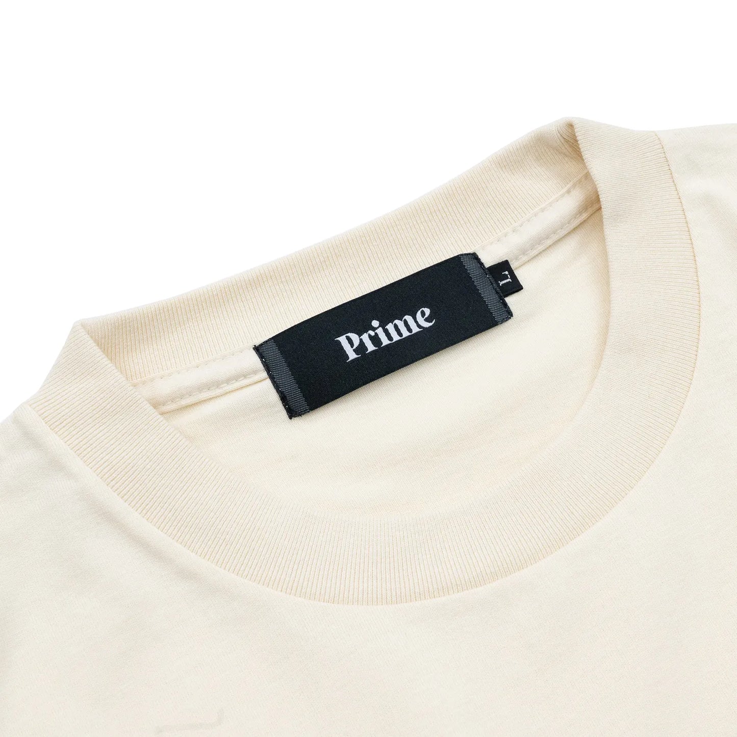 PRIME GALLERY LOGO S/S DRAWCORD TEE - WHITE