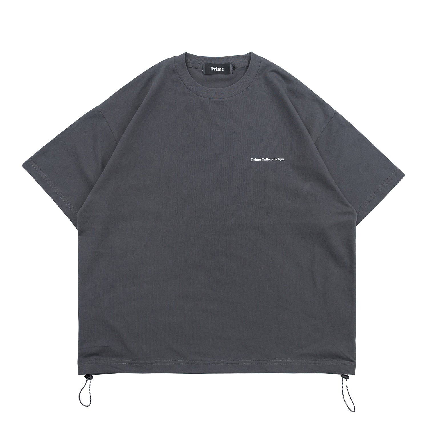 PRIME GALLERY LOGO S/S DRAWCORD TEE - SUMI BLACK – Prime
