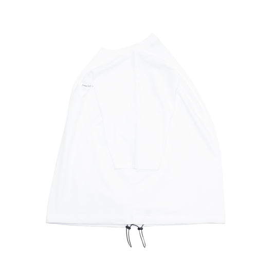 PRIME GALLERY LOGO S/S DRAWCORD TEE - WHITE