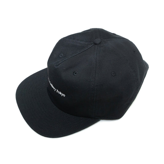 PRIME GALLERY BAR LOGO 6PANEL CAP - BLACK