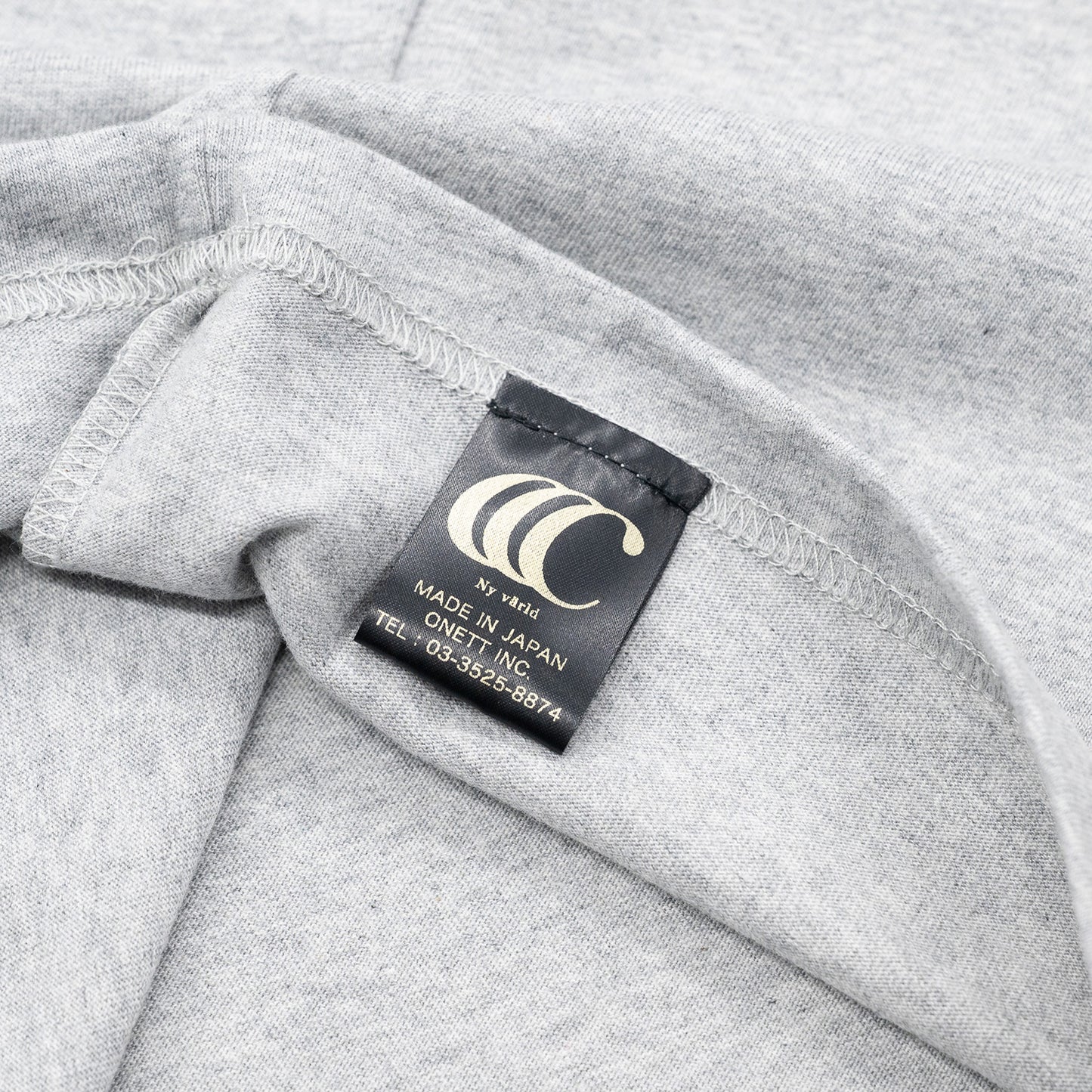 PRIME OG LOGO EMB S/S TEE - ASH