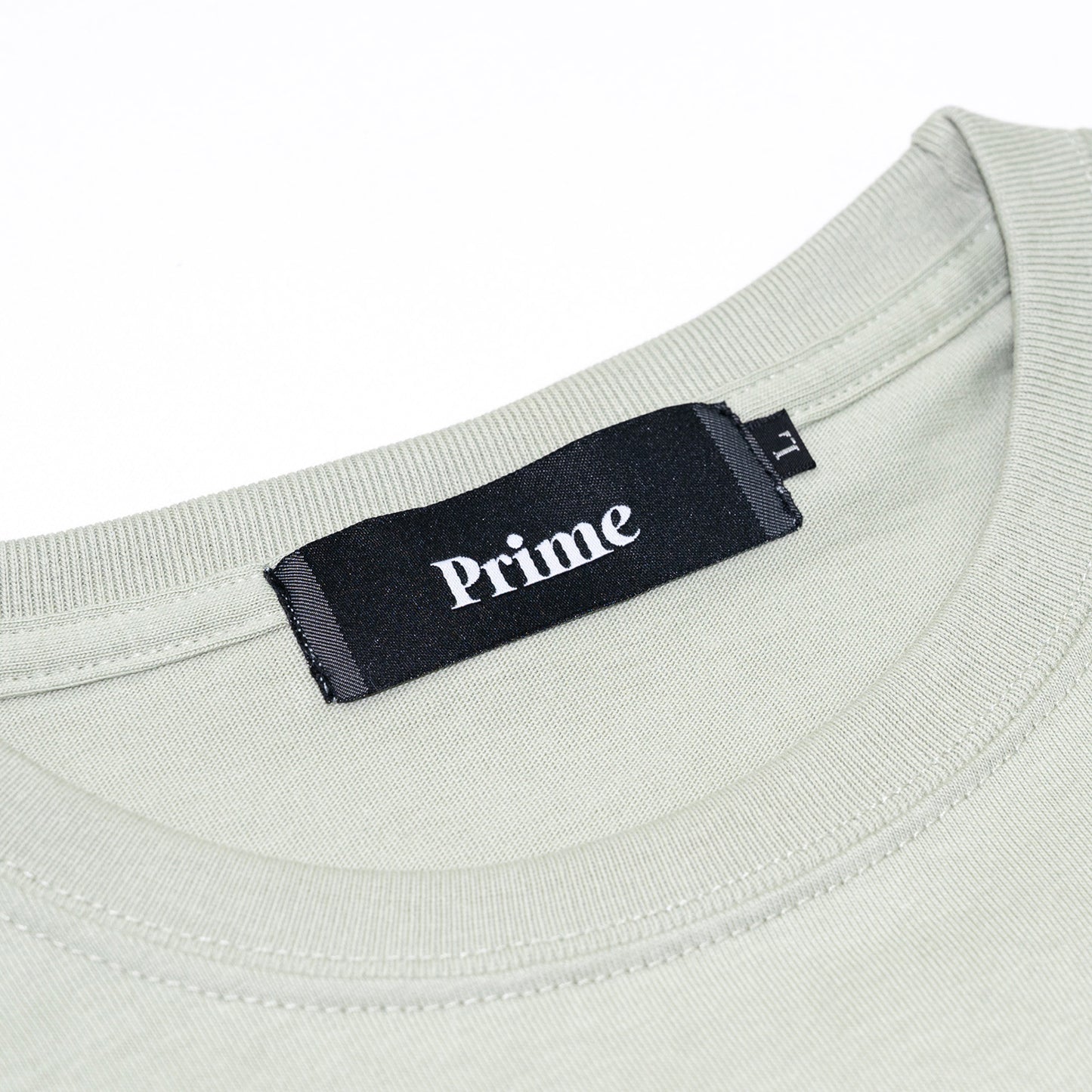 PRIME OG LOGO EMB S/S TEE - SAGE