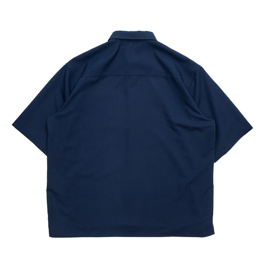 Anders™ / WIDE DRAPE S/S SHIRTS - DARK NAVY