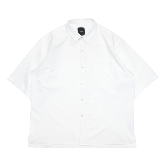 Anders™ / WIDE DRAPE S/S SHIRTS - PEARL WHITE