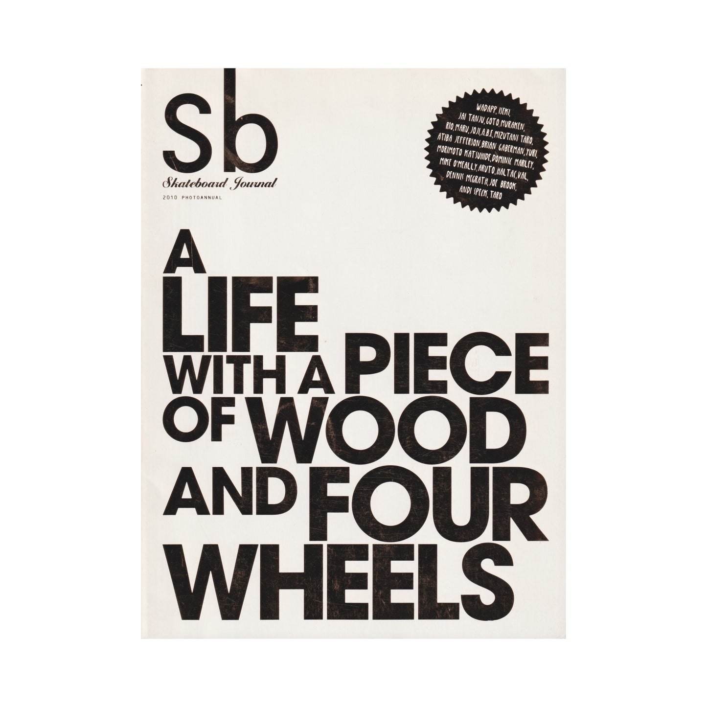 SB SKATEBOARD JOURNAL - 2010 PHOTOANNUAL