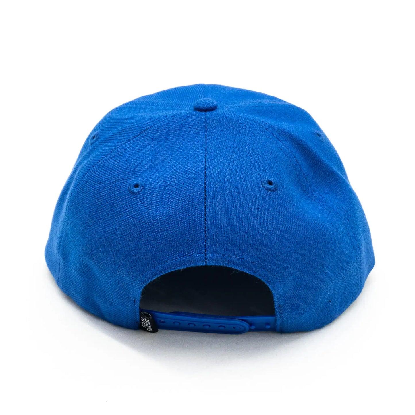 「SCI-FI FANTASY」のキャップ「FUTURE IS CANCELLED CAP」のBLUEカラーの背面写真