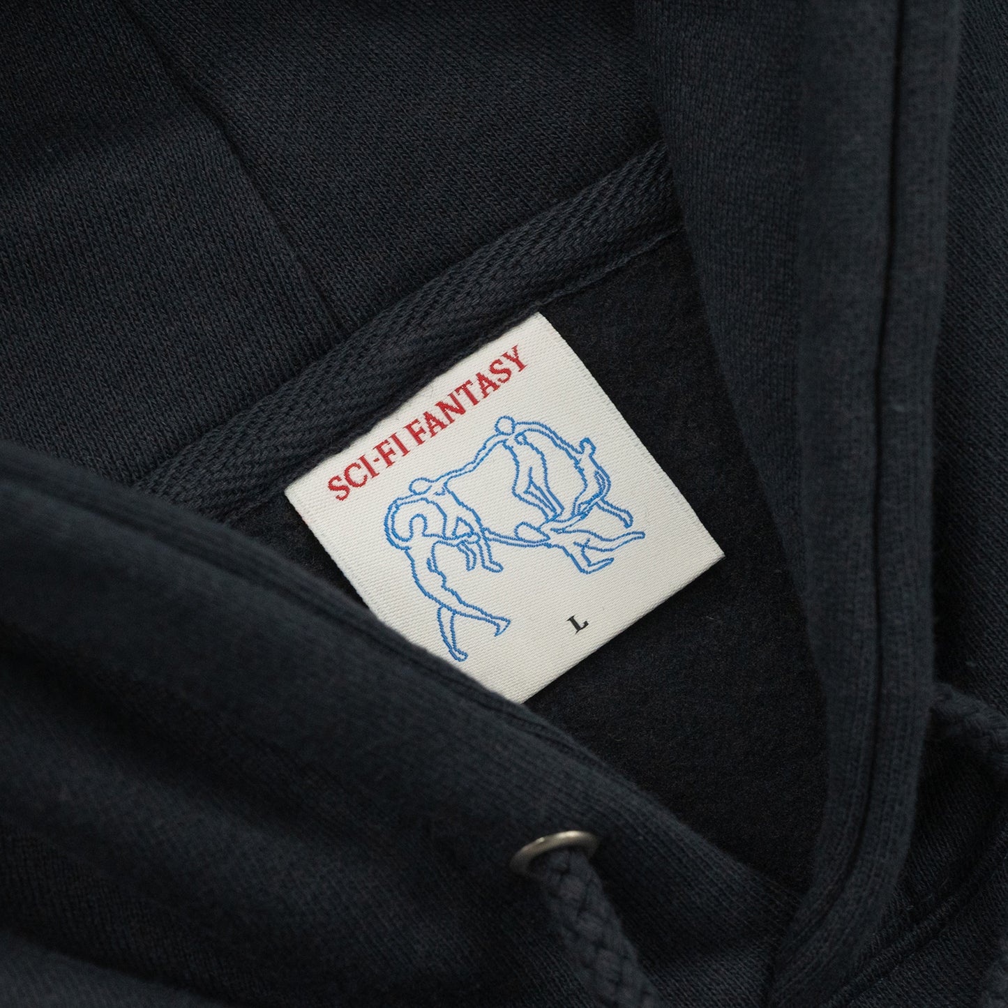 SCI-FI FANTASY OG LOGO HOODIE - NAVY