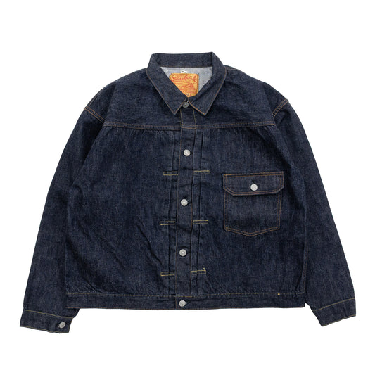 SUGER CANE 13oz. DENIM BLOUSE 1936 MODEL T-BACK - ONE WASH (SC11936T)