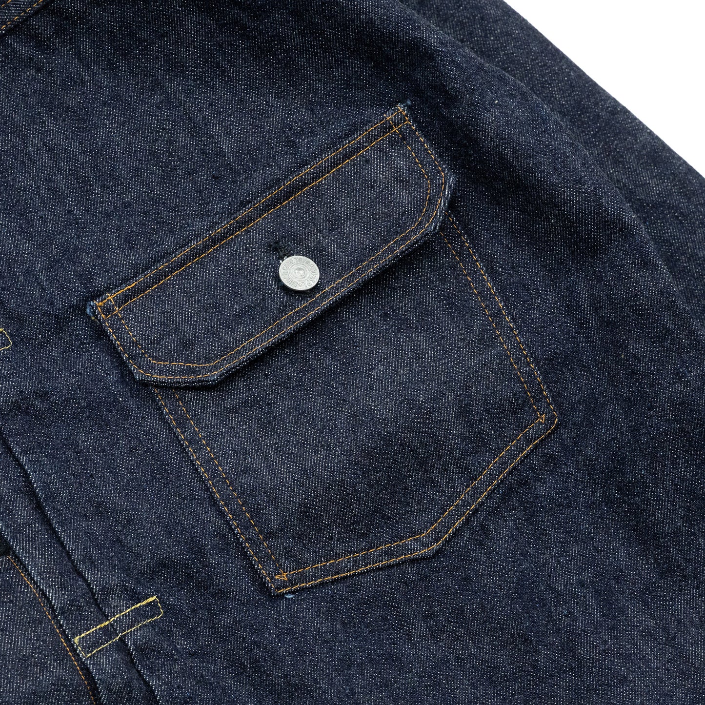 SUGER CANE 13oz. DENIM BLOUSE 1936 MODEL T-BACK - ONE WASH (SC11936T)