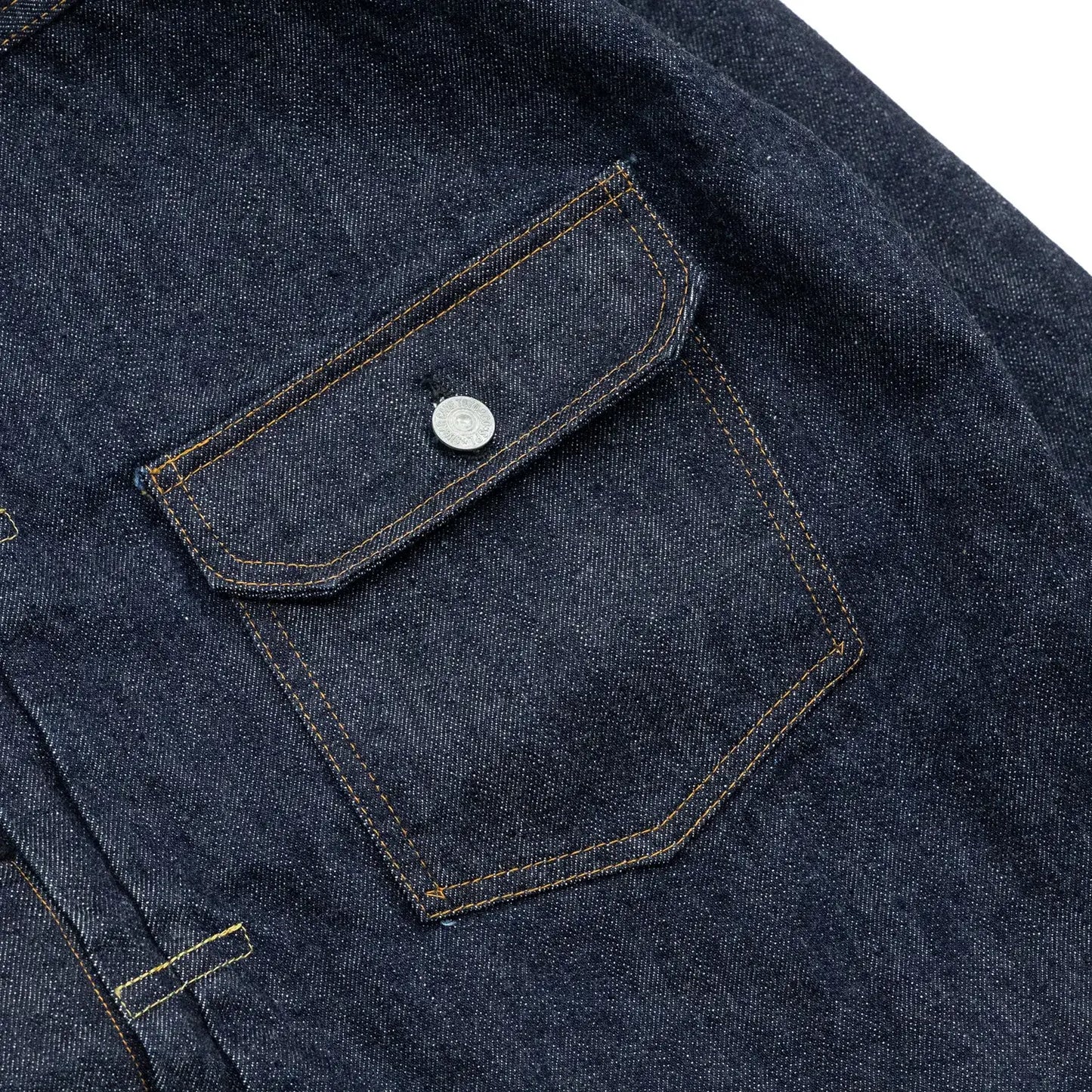 SUGER CANE 13oz. DENIM BLOUSE 1936 MODEL T-BACK - ONE WASH(SC11936T)