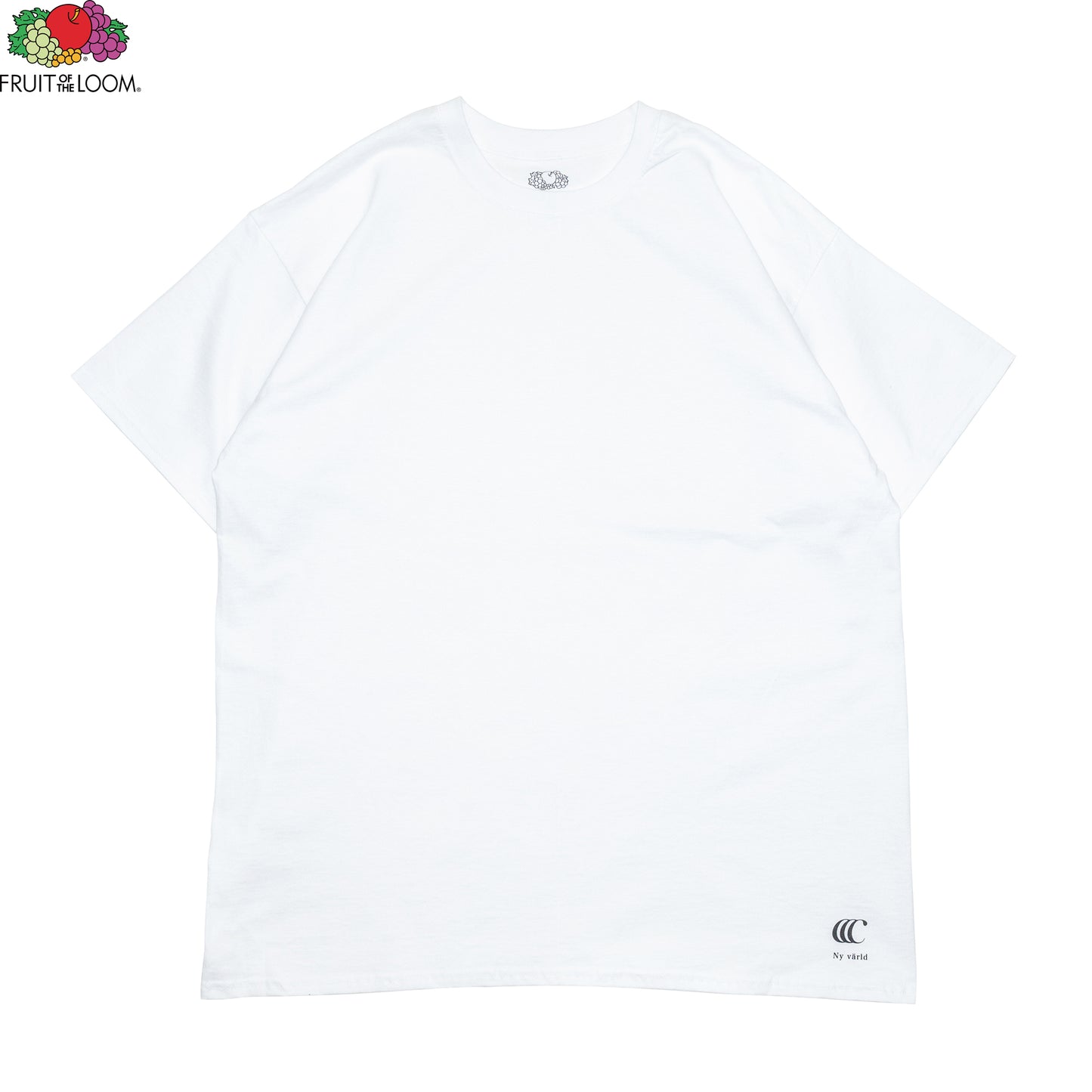 CLUMSY PICTURES FRUIT OF THE ROOM S/S TEE - WHITE
