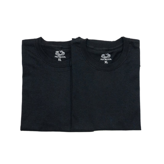 CLUMSY PICTURES FRUIT OF THE ROOM 2 PACK S/S TEE - BLACK