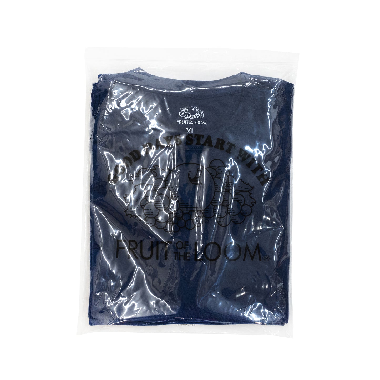 CLUMSY PICTURES FRUIT OF THE ROOM 2 PACK S/S TEE - NAVY