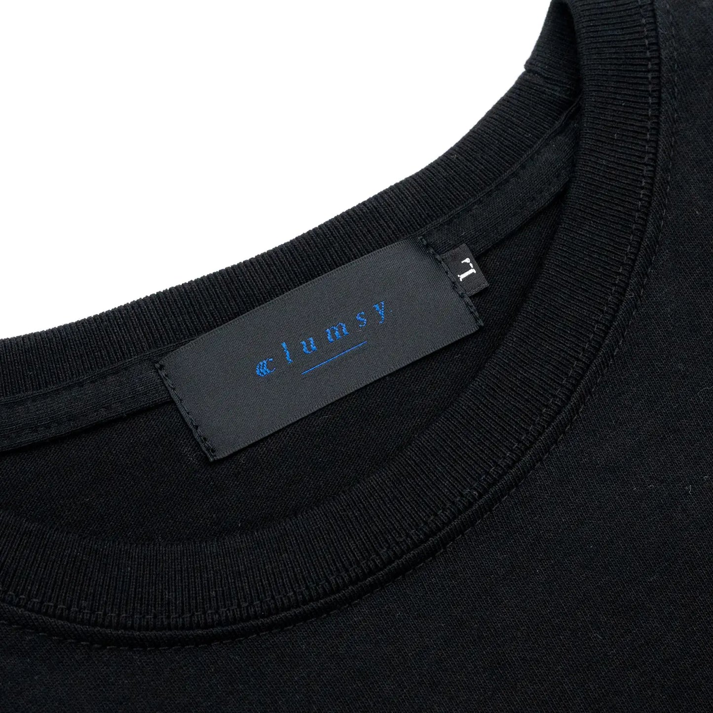 CLUMSY PICTURES GRADIENT CCC S/S WIDE TEE - BLACK
