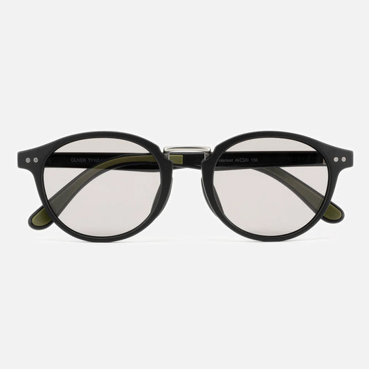 TYMER EYEWEAR / OLIVER - MATT BLACK(TY105-MBK-PGYP)