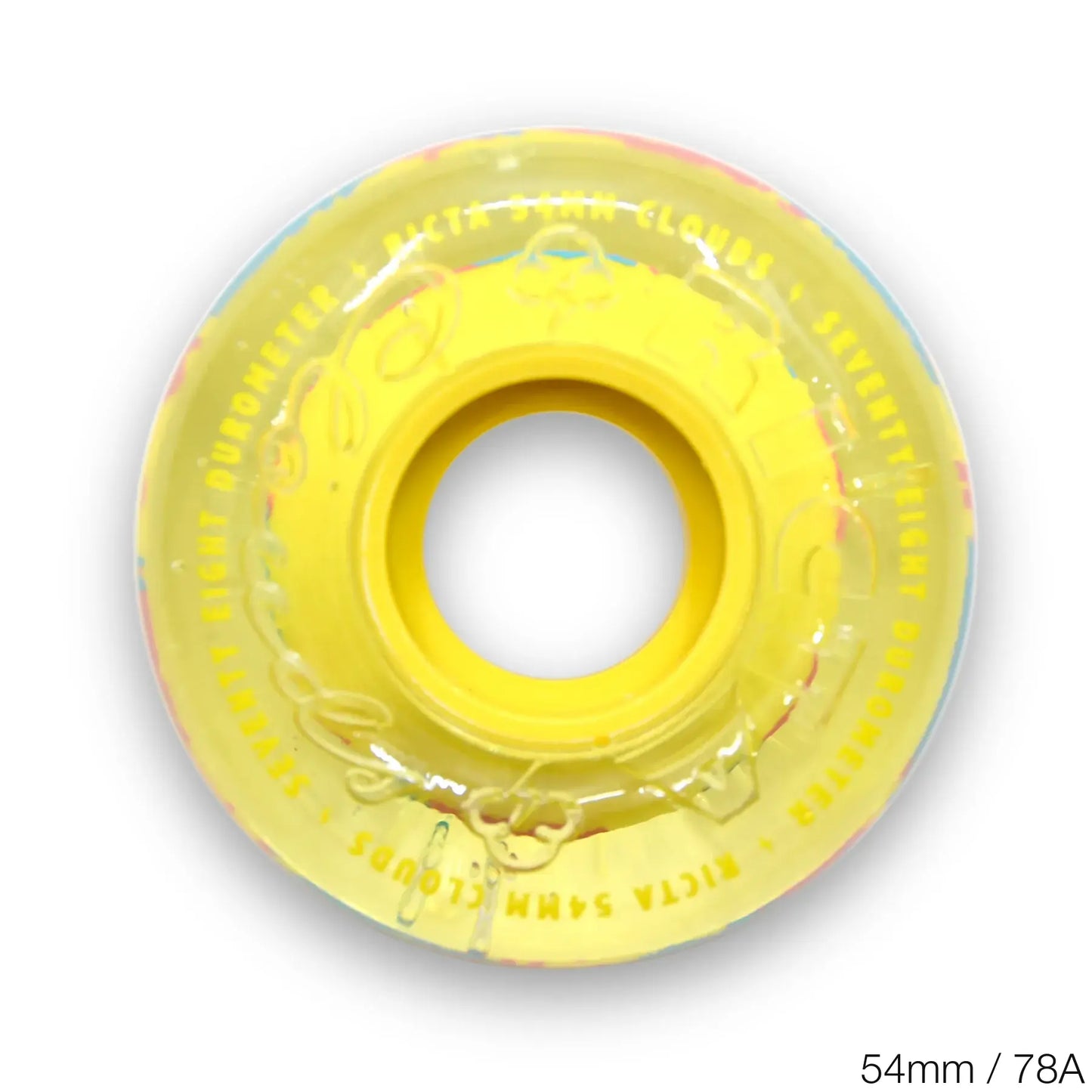 RICTA TEAM CLOUDS CLEAR SPLATTER CAMO YELLOW - 54MM / 78A