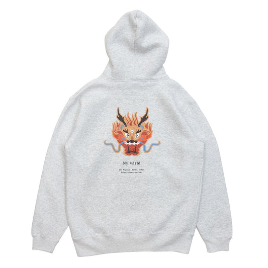 clumsy. Pictures パーカー DRAGON HOODY - ASH(オリジナル10.0 ozボディ仕様)