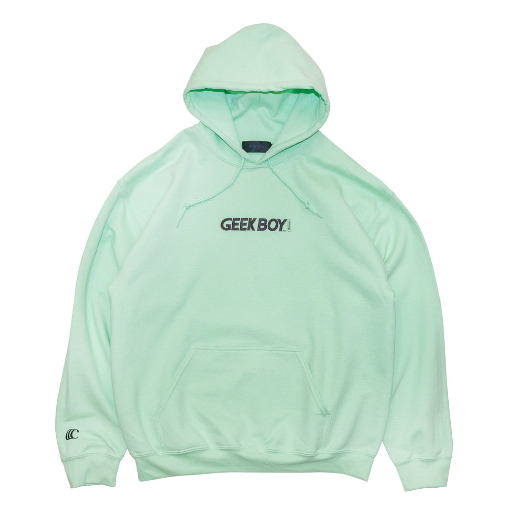 【23SP】 clumsy. Pictures パーカー GEEK BOY™ HOODY - MINT(初回限定ステッカー付き)