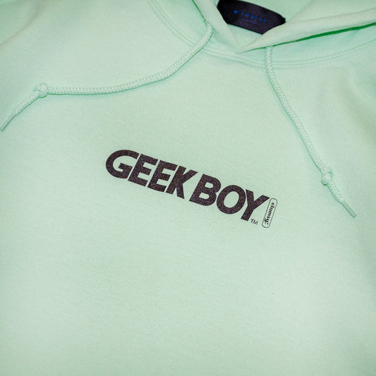 CLUMSY PICTURES GEEK BOY HOODY - MINT