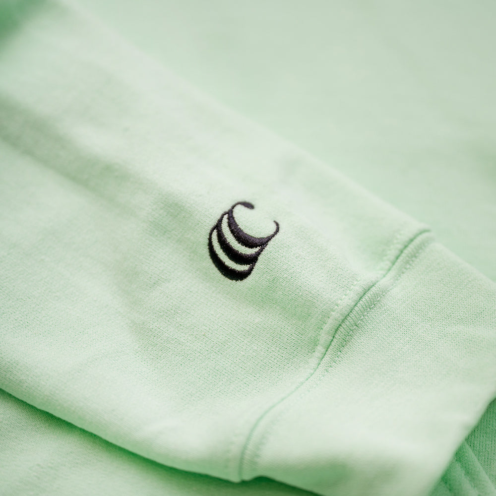 CLUMSY PICTURES GEEK BOY HOODY - MINT