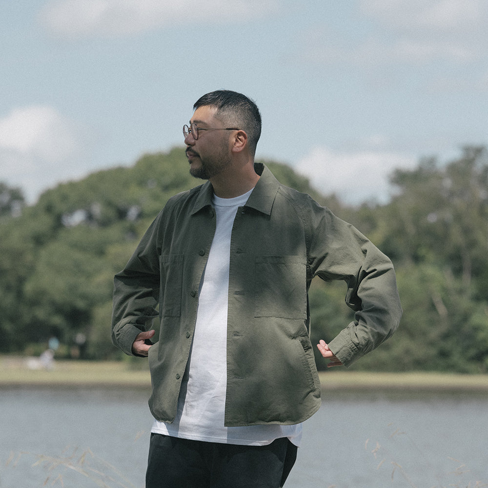 【雑誌UOMO掲載モデル】Anders™ ジャケット CPO ARMY JACKET - OLIVE DRAB