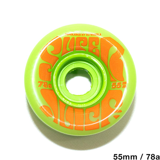 OJ WHEELS  クルーザーウィール TEAM SUPER JUICE MINI GREEN - 55MM / 78A