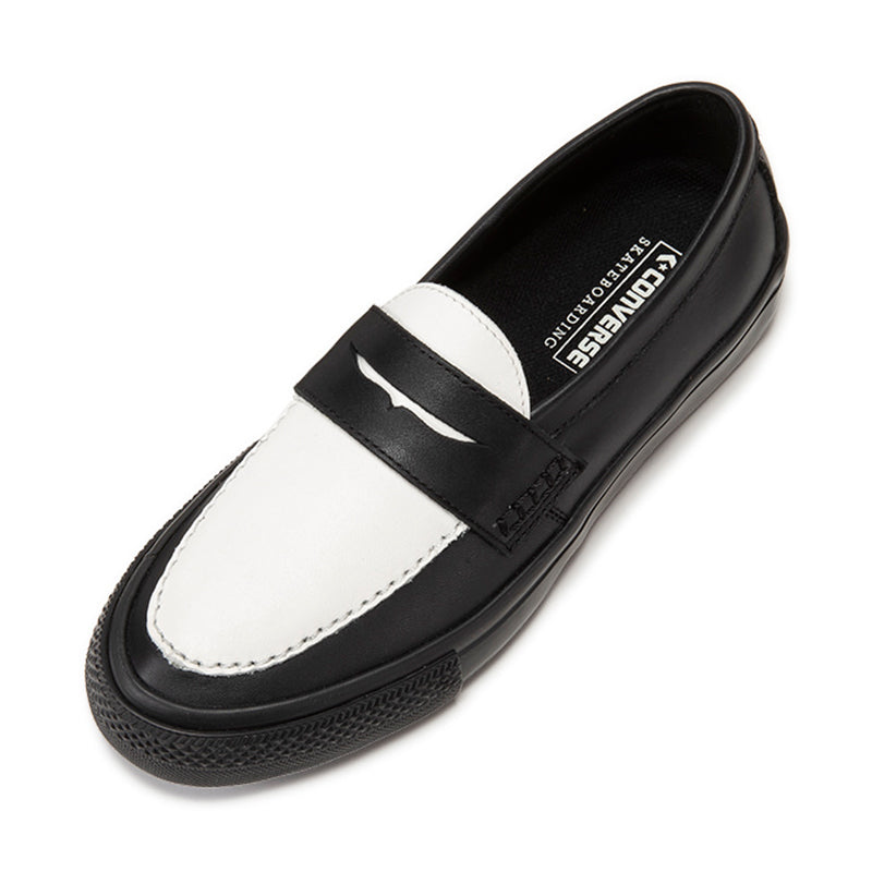 CONVERSE SKATEBOARDING スケートボードシューズ CS LOAFER SK LE - BLACK/WHITE