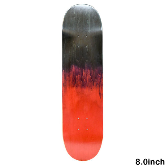 BLANK ブランクデッキ BLACK RED GRADATION STAIN (無地) - 8.0