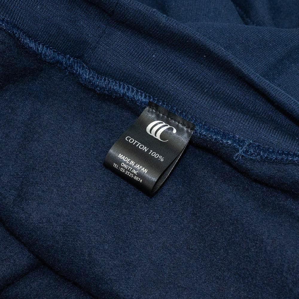 CLUMSY PICTURES ORIGINAL BARLOGO HOODY - ASH/NAVY