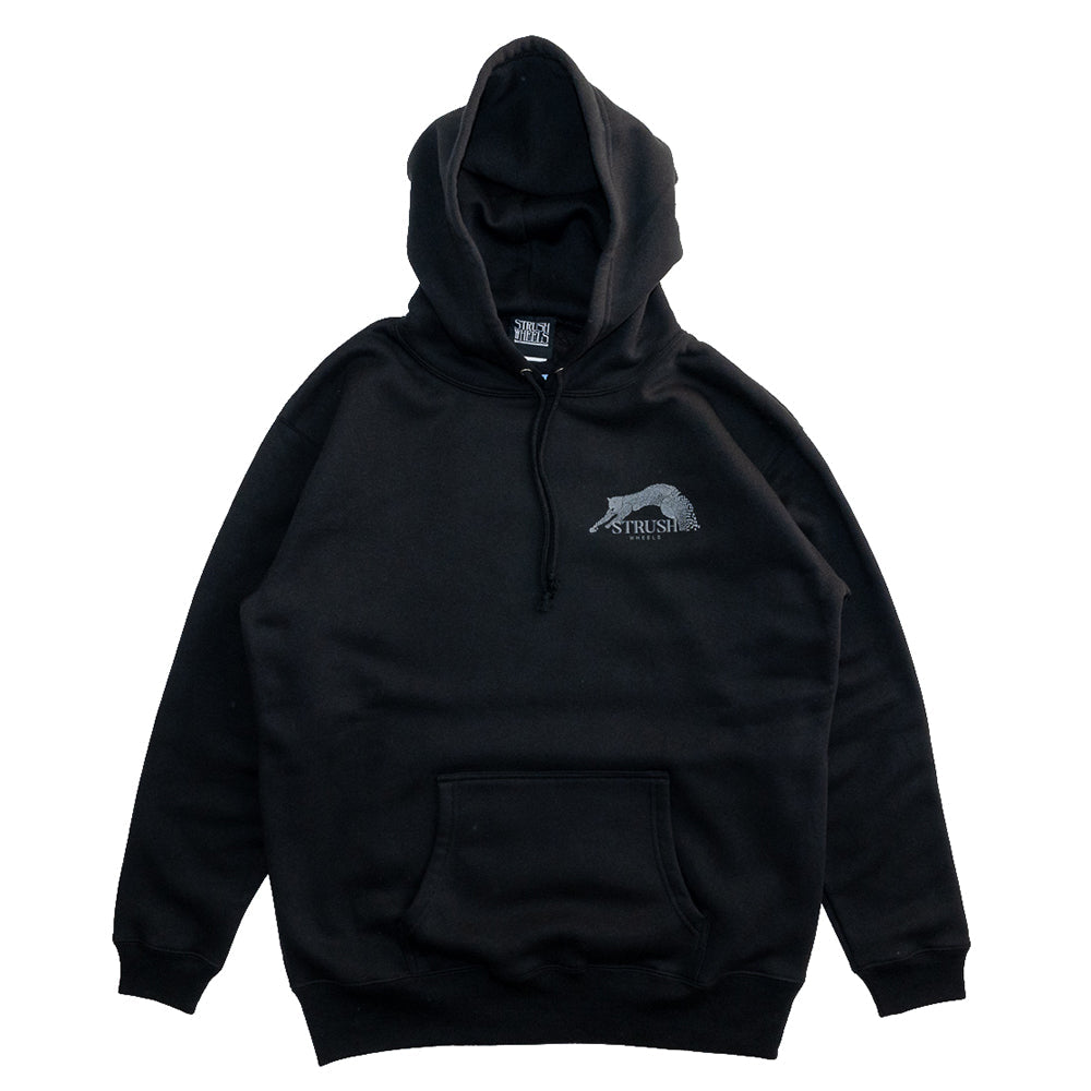 STRUSH PANTHER HOODY - BLACK