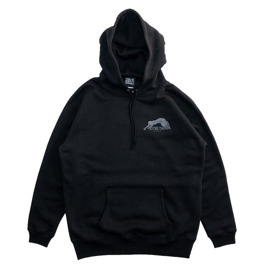 STRUSH PANTHER HOODY - BLACK