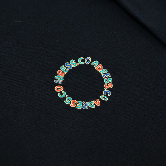 ADRESS CO T CIRCLE LOGO L/S TEE - BLACK