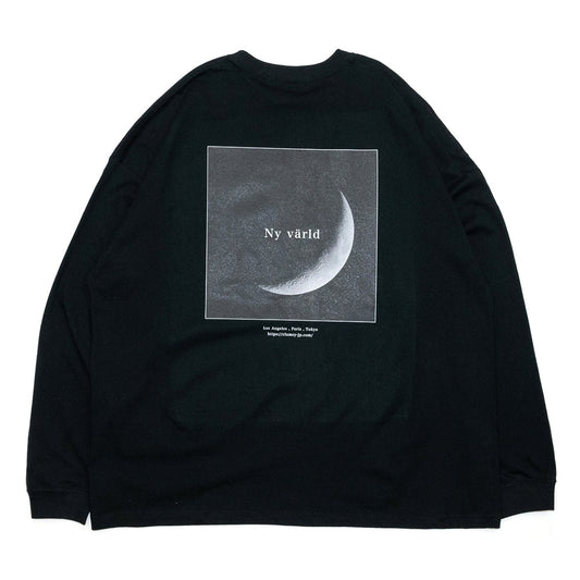 clumsy. Pictures ロングスリーブTシャツ CRESCENT MOON L/S TEE - BLACK