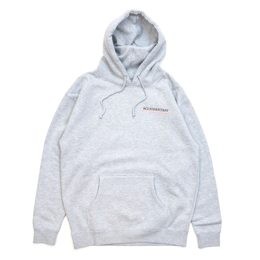 SCI-FI FANTASY IDUSTRIAL HOODIE - HT-GREY