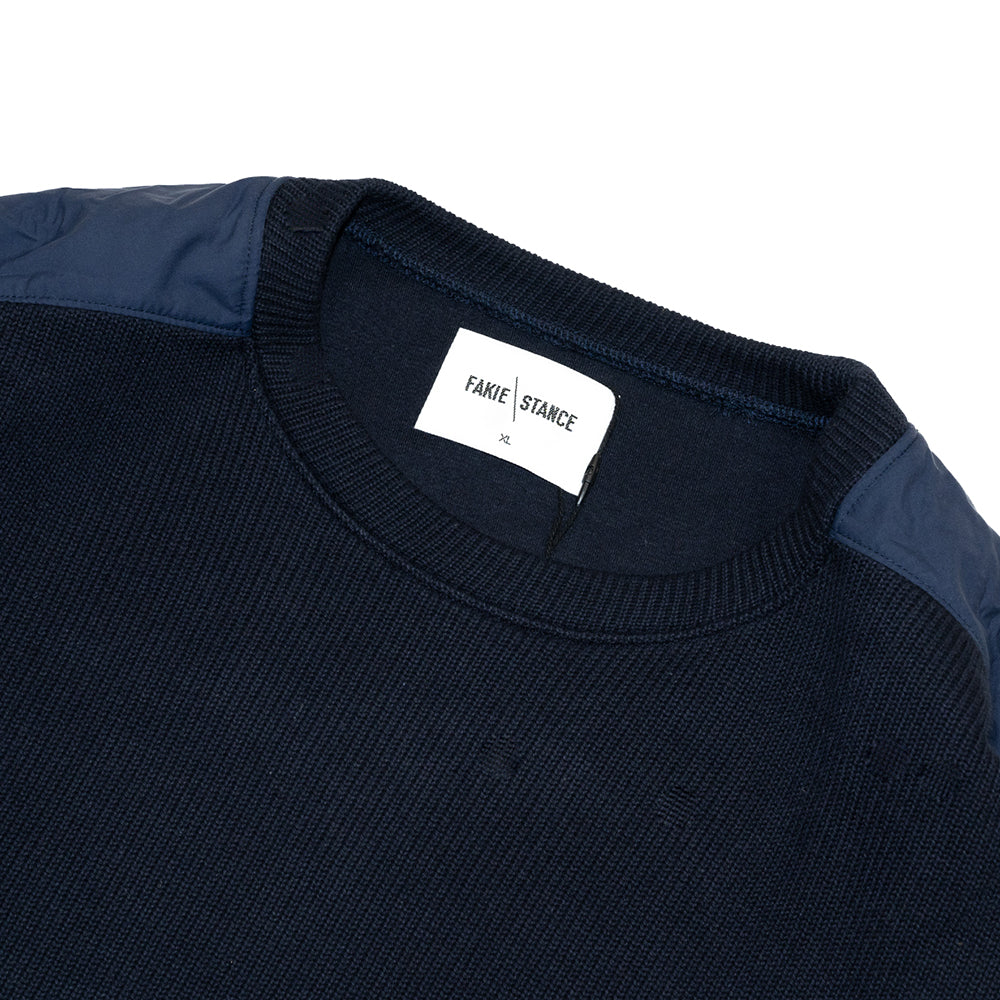 FAKIE STANCE COTTON SWEATER - DARK NAVY