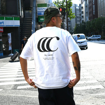 clumsy. PICTURES / LIMITED CCC S/S WIDE TEE - BLACK/TRUE YELLOW