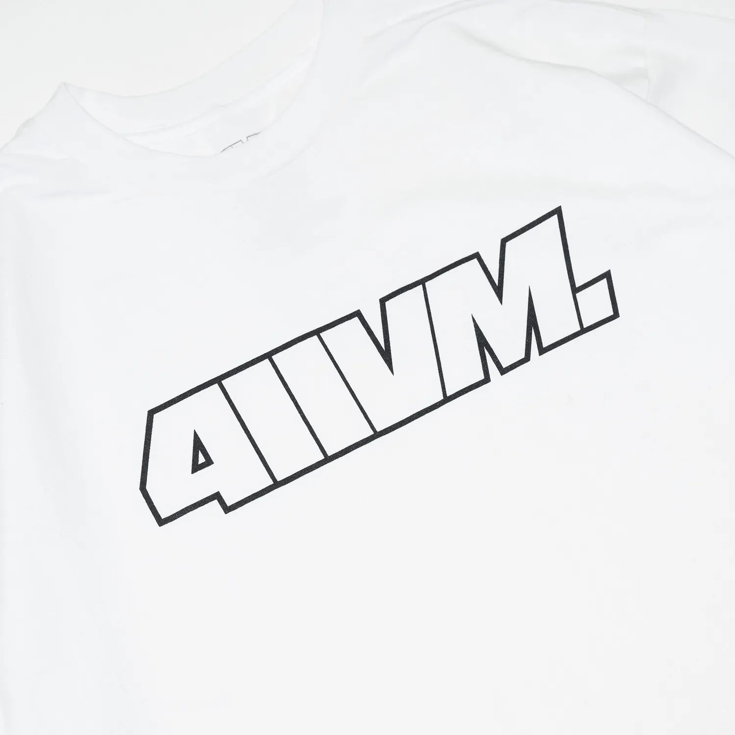 限定リリースされた「411VM 復刻コレクション」からOGロゴがフロントに大きくプリントされたTシャツ「411VM OUTLINE GARMENT PREMIUM TEE」のフロントデザインの写真