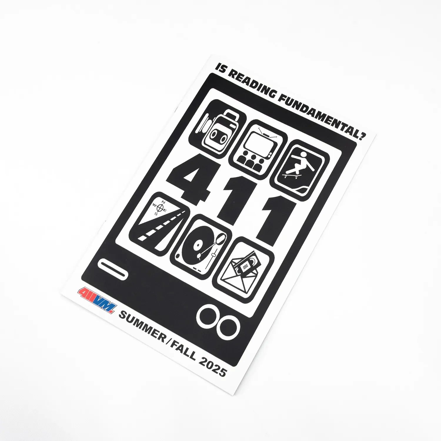 限定リリースされた「411VM 復刻コレクション」のZINE「OUR STORY ZINE」の裏表紙の写真