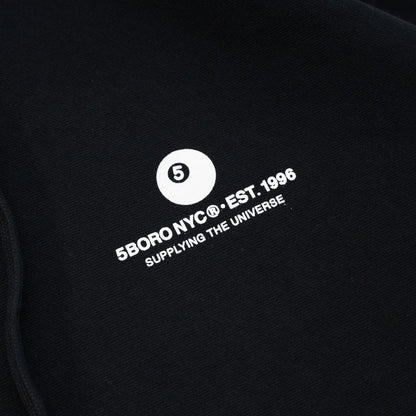 5BORO 5BALL DRAGON PULLOVER HOODIE - BLACK
