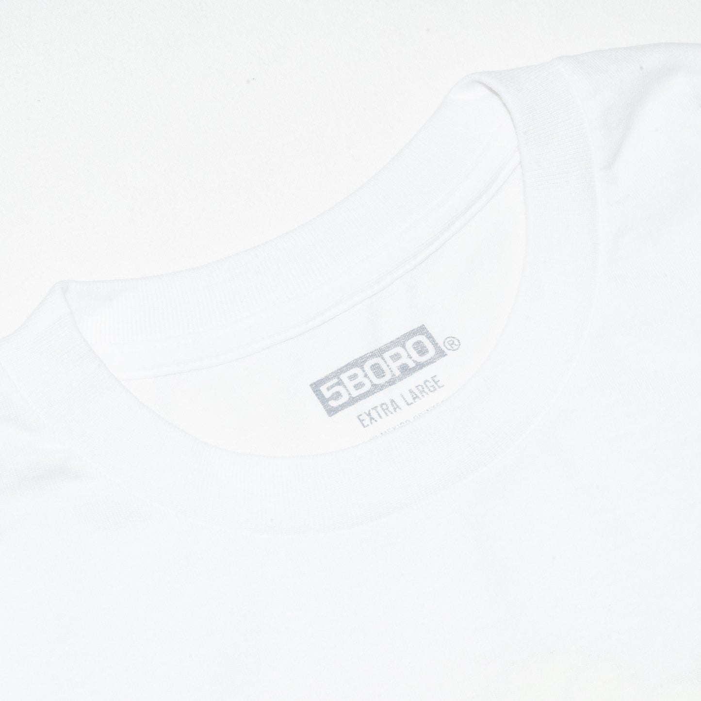 5BORO / 5B X SP-ONE CRACLE S/S TEE - WHITE/HIGH LIGHTER YELLOW (DEAD STOCK)