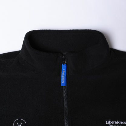 Liberaiders® FLEECE HALF ZIP JACKET 78303 - BLACK