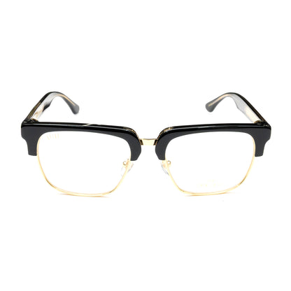 9FIVE / BELMONT BLACK ＆ 24K GOLD CLEAR SUNGLASSES