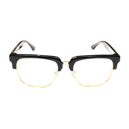 9FIVE / BELMONT BLACK ＆ 24K GOLD CLEAR SUNGLASSES