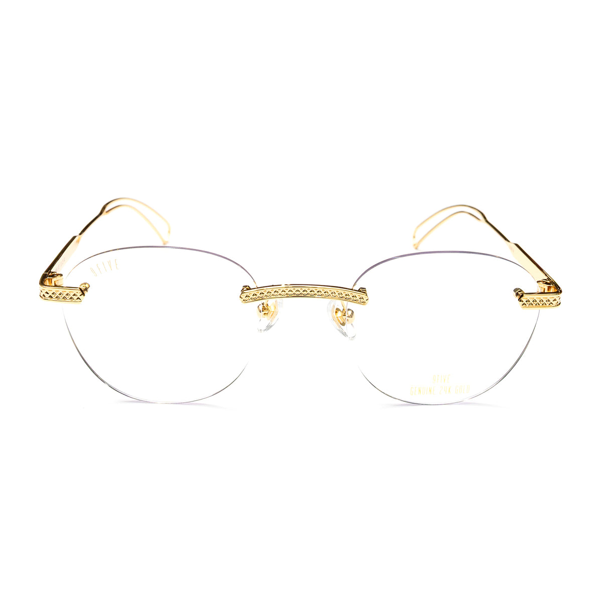 9FIVE / DIME LITE 24K GOLD CLEAR LENS GLASSES – Prime Skateboard 