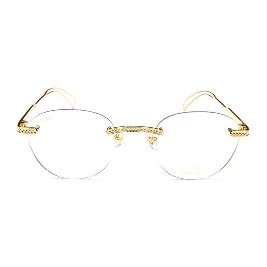 9FIVE / DIME LITE 24K GOLD CLEAR LENS GLASSES