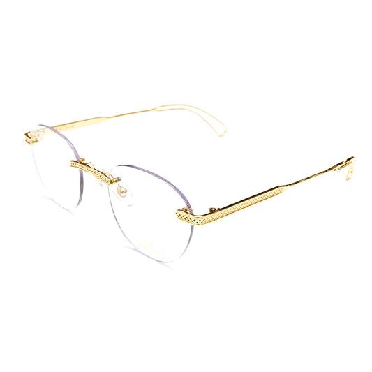 9FIVE / DIME LITE 24K GOLD CLEAR LENS GLASSES
