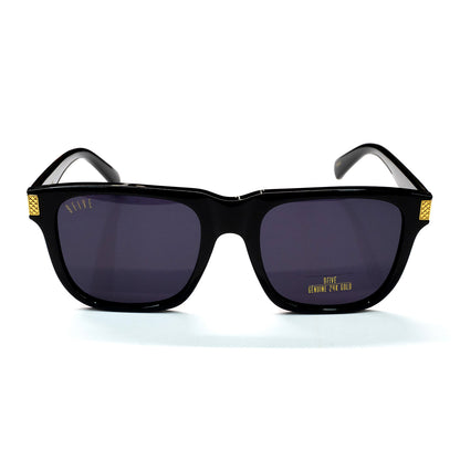 9FIVE / OCEAN BLACK & 24K GOLD SUNGLASSES