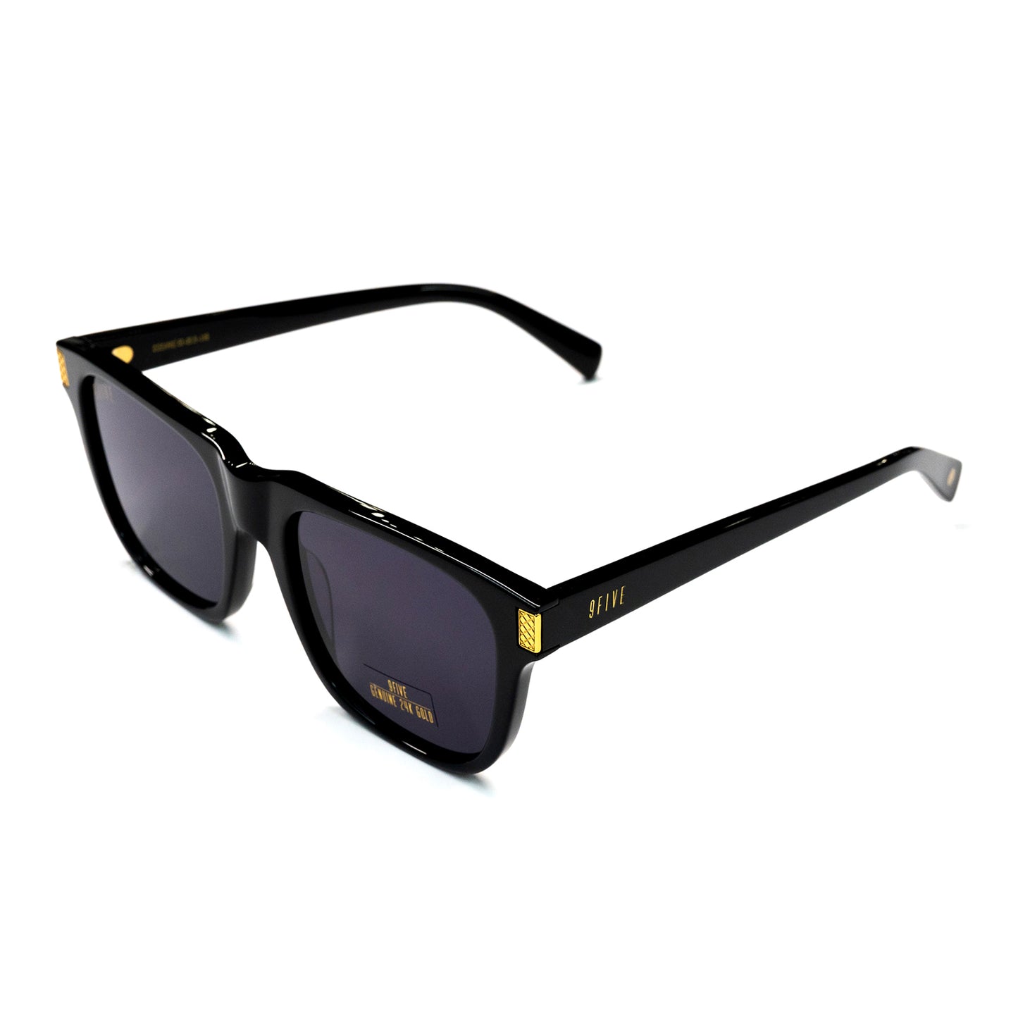 9FIVE / OCEAN BLACK & 24K GOLD SUNGLASSES