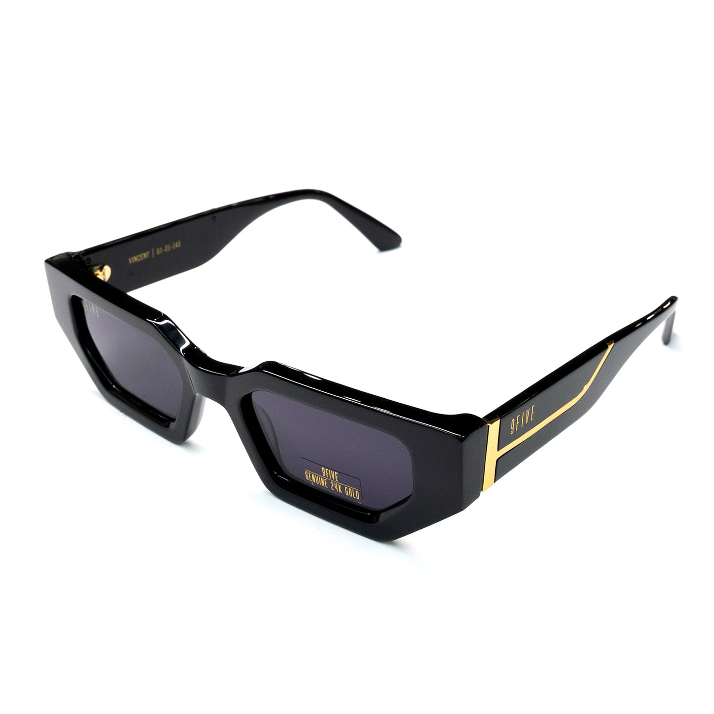 9FIVE / VINCENT BLACK＆24K GOLD SUNGLASSES