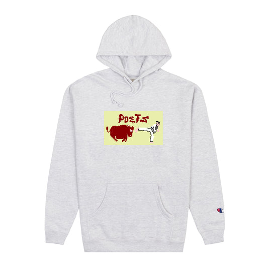 POETS CHAMP HOODIE - HT GREY